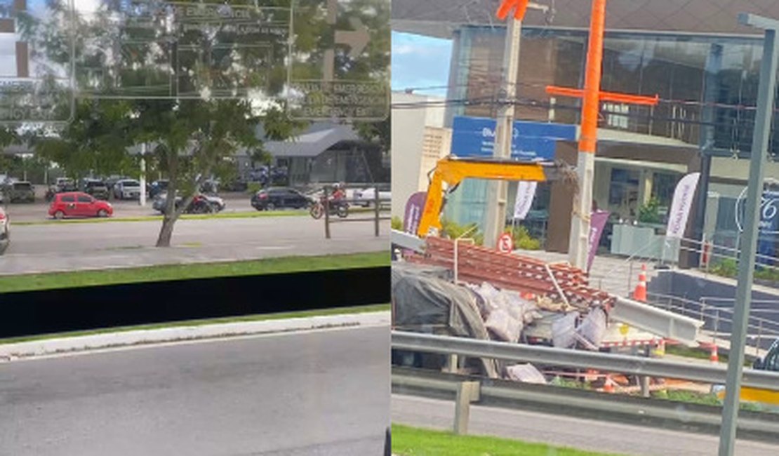 Colisão entre caminhões deixa trânsito congestionado na Av. Durval de Góes Monteiro