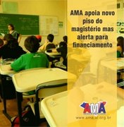 AMA apoia novo piso do magistério mas alerta para financiamento