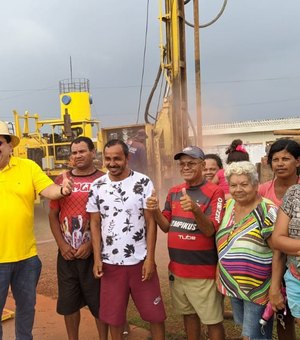 Escavação de novos poços artesianos beneficia moradores de Rio Largo