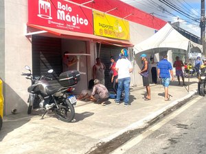 Jovem de 24 anos é agredido com golpes de vidraça na parte alta de Maceió