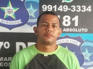 Homem suspeito de estuprar sobrinha por seis anos é preso no interior de Alagoas