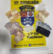 PM apreende mais de 1.800 porções de drogas em ações em Arapiraca e Piaçabuçu