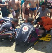 Turista se afoga em praia de Maragogi e é reanimada por bombeiros