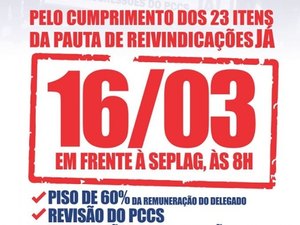 Policiais civis realizarão ato público com café da manhã