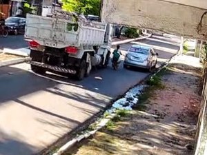 Imagens de câmeras de segurança mostram acidente que matou adolescente no Trapiche