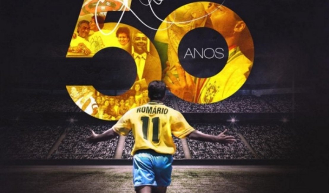 Romário completa 50 anos e celebra data nas redes sociais