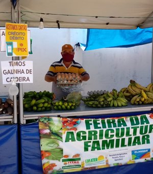 Feira da Agricultura Familiar promove venda de alimentos sem agrotóxicos