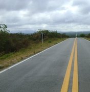 Motociclista reduz velocidade para chutar cone e é atingido por carreta em um trecho da BR-423