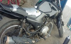 Motocicleta roubada foi encontrada com o suspeito