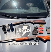 Polícia Militar apreende armas de fogo e munições no Benedito Bentes