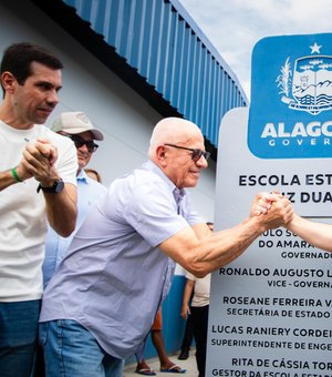 Governo inaugura 25ª Escola do Coração e sala do Saúde Até Você Digital em Estrela de Alagoas