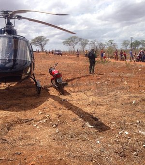 Helicóptero da Segurança Pública vai pra manutenção e falcão 04 dará suporte a Maceio 