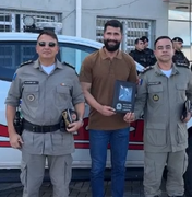 Deputado Federal Delegado Fabio Costa entrega viatura blindada à PM em Santana do Ipanema