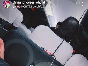 [Vídeo] Devinho Novaes grava story com a avó dentro do ônibus antes do acidente