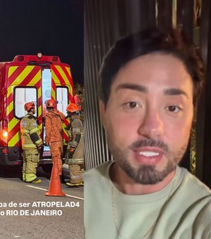 Patixa sofre acidente no Rio de Janeiro e Rico Melquiades atualiza estado de saúde
