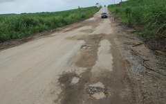 Moradores de Campestre cobram retomada da obra da rodovia AL 201