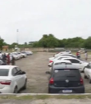 Motoristas se reúnem no Papódromo para protestar por reajuste no repasse