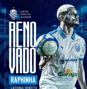 CSA confirma renovação com Raphinha