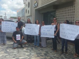 Festa de confraternização de Saúde de Arapiraca é marcada por protestos