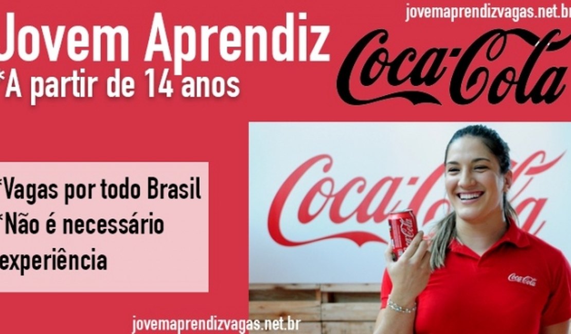 Coca cola abre processo seletivo para jovem aprendiz