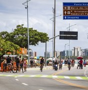 Rua Aberta é suspensa neste domingo na Ponta Verde e no Parque Centenário