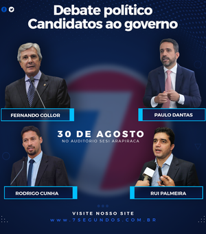 7SEGUNDOS organiza debate em Arapiraca entre candidatos ao governo de Alagoas