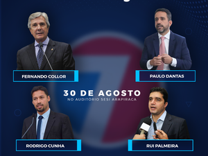 7SEGUNDOS organiza debate em Arapiraca entre candidatos ao governo de Alagoas