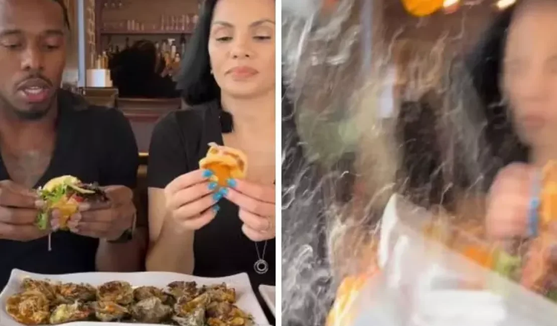 Carro invade restaurante durante gravação e atinge influenciadores no Texas
