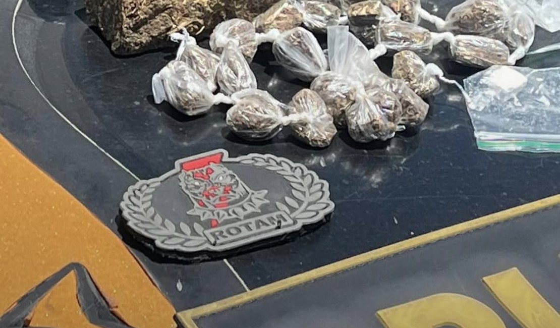 Polícia prende homem com maconha e cocaína no Vergel do Lago, em Maceió