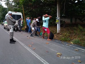 BPRV realiza operação na AL-101 Norte