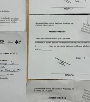 Presa por vender atestados médicos falsos em Arapiraca é liberada após audiência de custódia