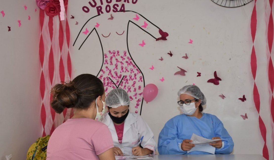 Maceió Rosa: unidade promove ações de prevenção e combate ao câncer de mama