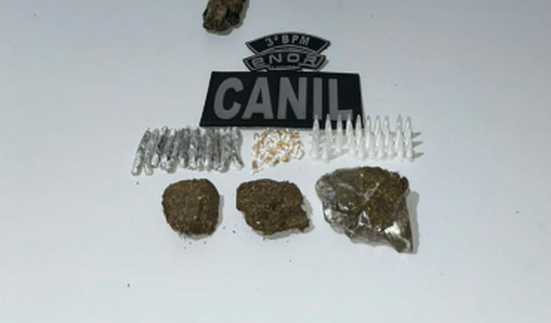 Suspeito foge e abandona drogas durante ação policial em Arapiraca