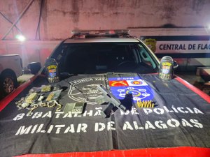 Operação do 8º BPM resulta em prisão e apreensão de entorpecentes e arma de fogo em Rio Largo