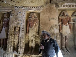 Tumba de 4,4 mil anos é descoberta em Saqqara, no Egito