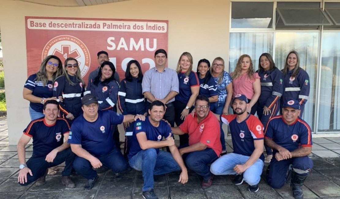 Dia do Socorrista: secretário de saúde ouve demandas de equipe e participa de comemoração em homenagem aos socorristas de Palmeira