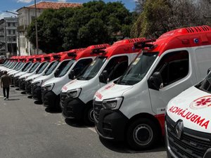 Sesau recebe nove ambulâncias do Ministério da Saúde para reforçar o Samu