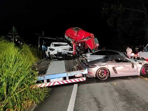 Colisão entre caminhão e carreta deixa um morto e feridos na BR-101, em AL