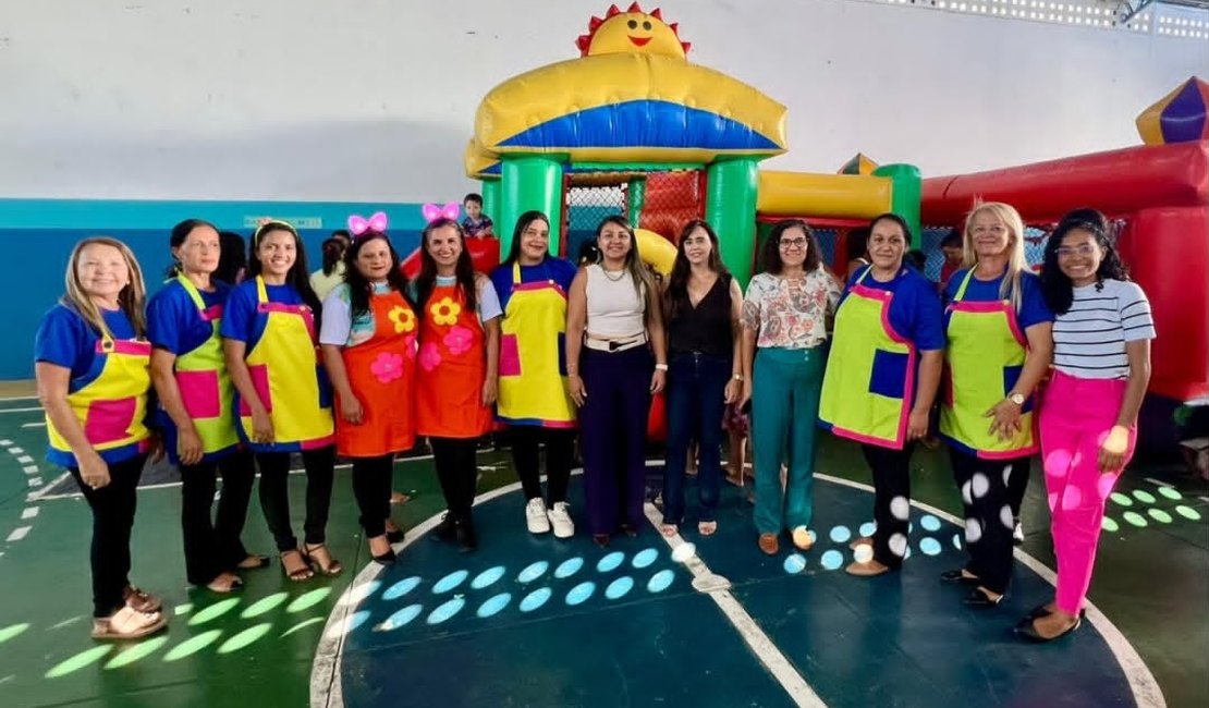 Programa Criança Feliz promove festa para 250 crianças em Palmeira dos Índios