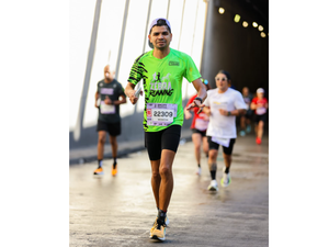 Com apoio da Prefeitura, corredor girauense representa Alagoas na Marathon SP City 2025
