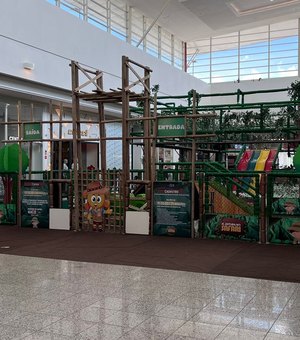 Arapiraca Garden Shopping inaugura 'Aventura no Safari', uma nova atração para a criançada