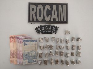 Acusado de tráfico de drogas, homem é preso pela PM em Arapiraca