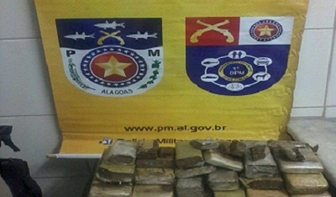 Mulher é presa com quase 14 KG de maconha em casa
