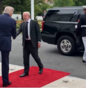 Presidente Lula chega à Casa Branca para encontro com Trump