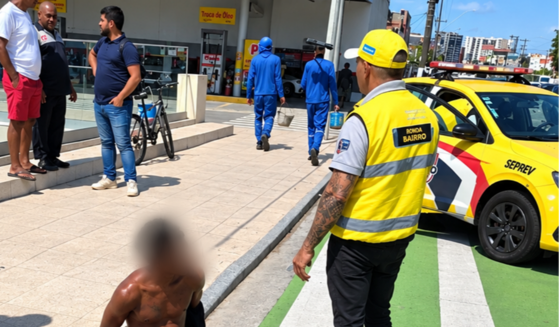 Suspeito de roubar celular é detido com simulacro de revólver em Maceió