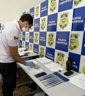 Instituto de Criminalística de Maceió realiza primeiro mutirão de exames balísticos de 2024