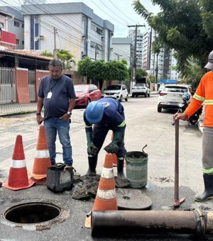 Operação Língua Suja identifica dois vazamentos de esgoto da BRK na Pajuçara