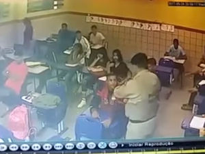 PM que agrediu aluno em sala de aula tem prisão decretada pela corregedoria 