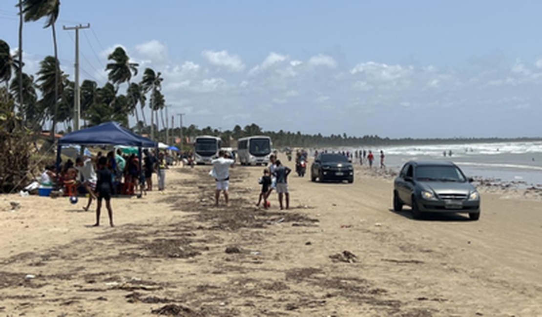 MPF entra com ação para proibir tráfego de veículos na faixa de areia do Pontal do Peba