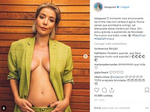 Luiza Possi anuncia gravidez do primeiro filho